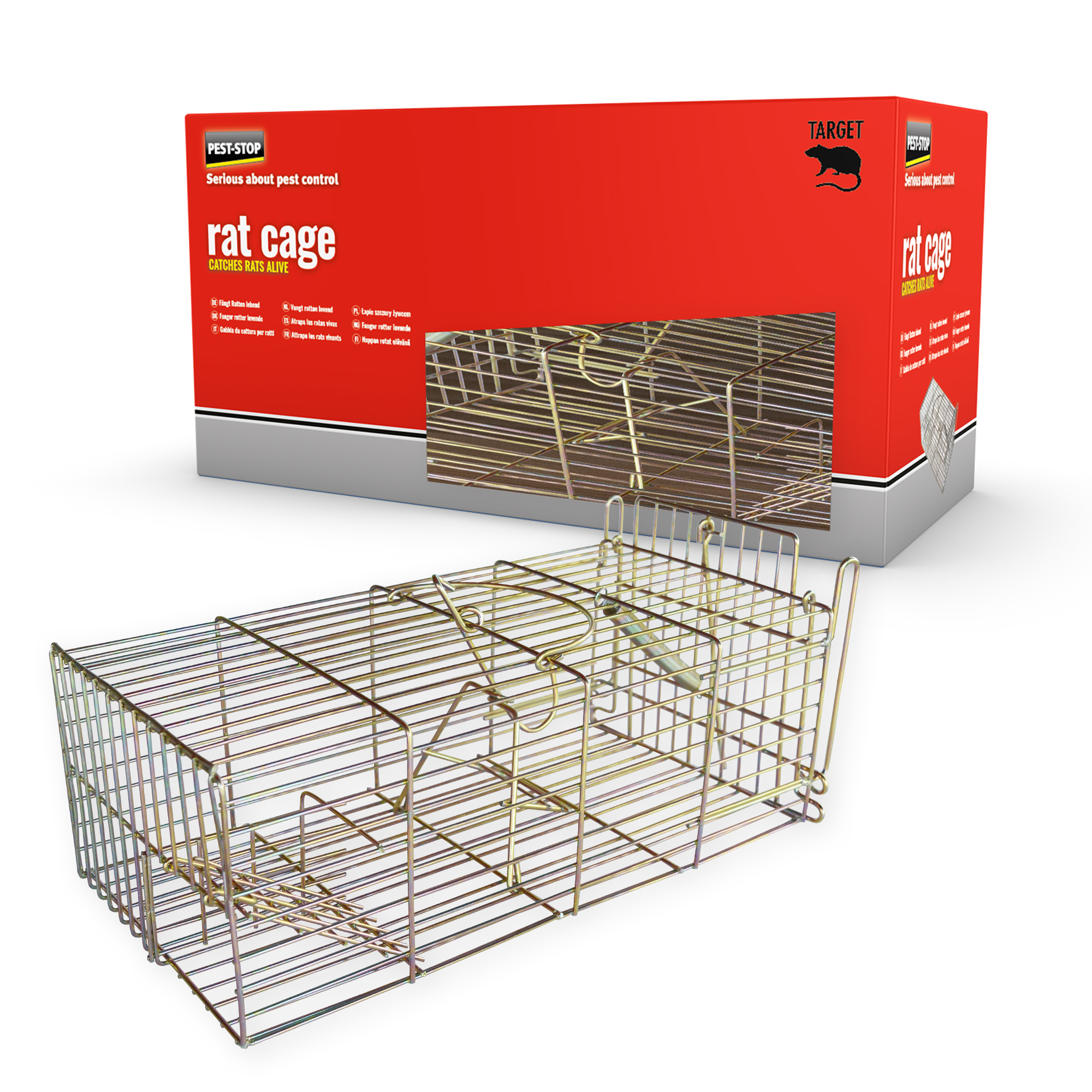 rat cage, metalen kooi, gevlochten draad, draagbaar, pestcontrole