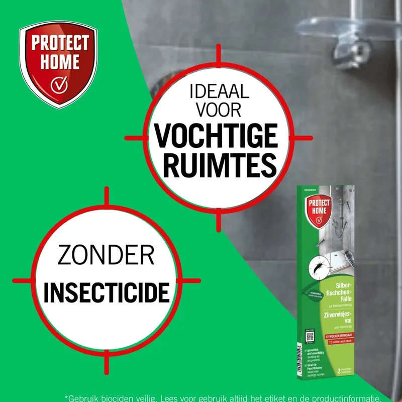 Protect Home Natria Zilvervisjesval - 2 stuks