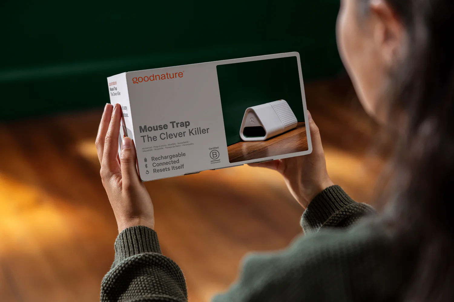 Goodnature Automatische Muizenval met Bluetooth en Oplaadbare Batterij