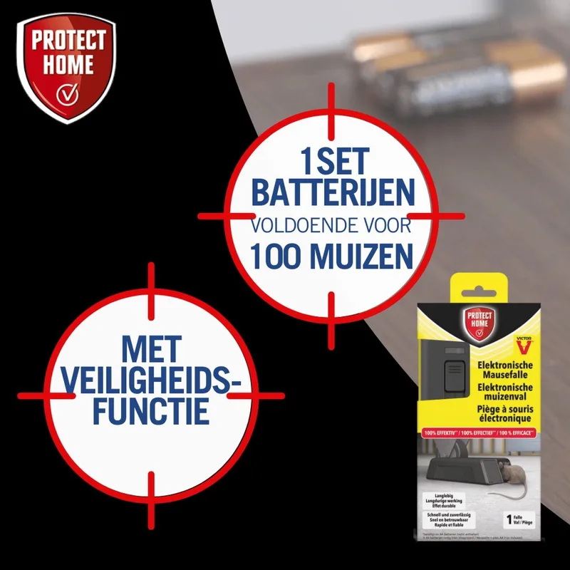 Protect Home Victor Pest Elektrische Muizenval