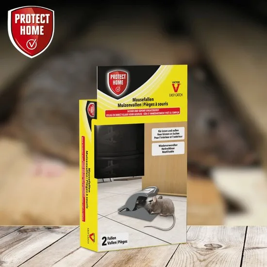 Protect Home Kunststof Muizenval Safe Set 