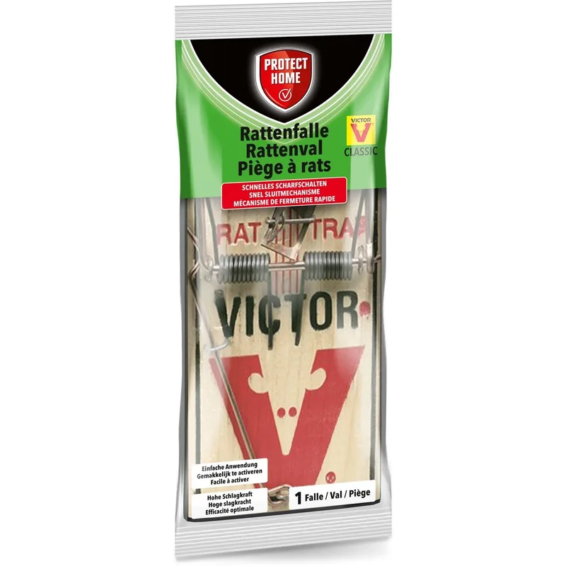 Protect Home Victor Pest Houten Rattenval - 1 stuk