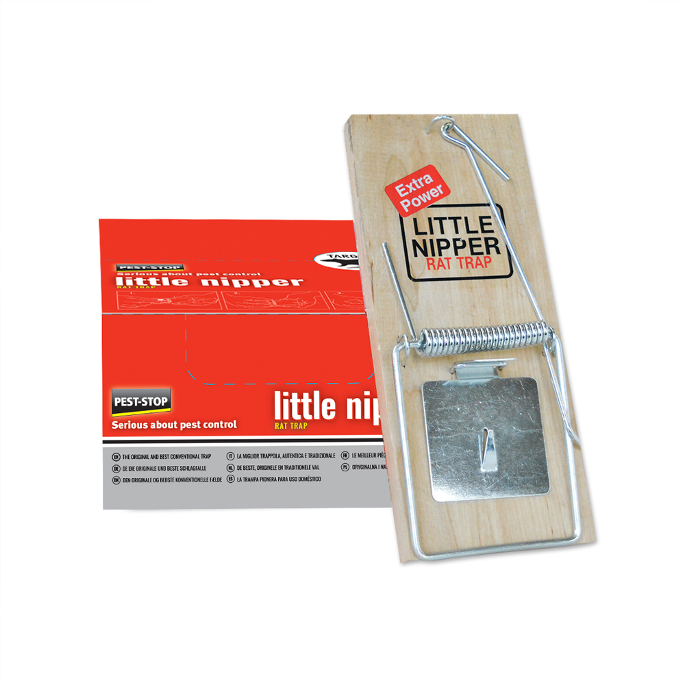 Pest-Stop houten Rattenval Little Nipper
