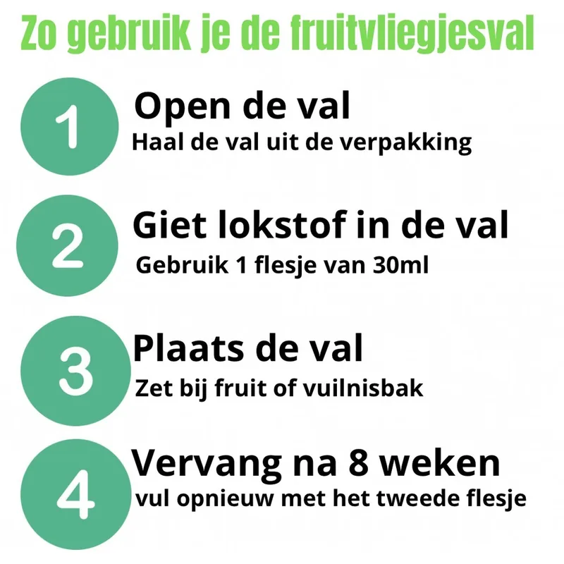 Green Choice Fruitvliegjesval 2x15ml