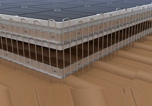 Solar Panel Bird Protection 1 m x 21 cm tegen kauwen en duiven