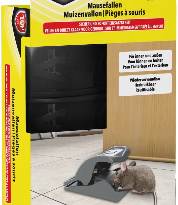 Protect Home Kunststof Muizenval Safe Set 