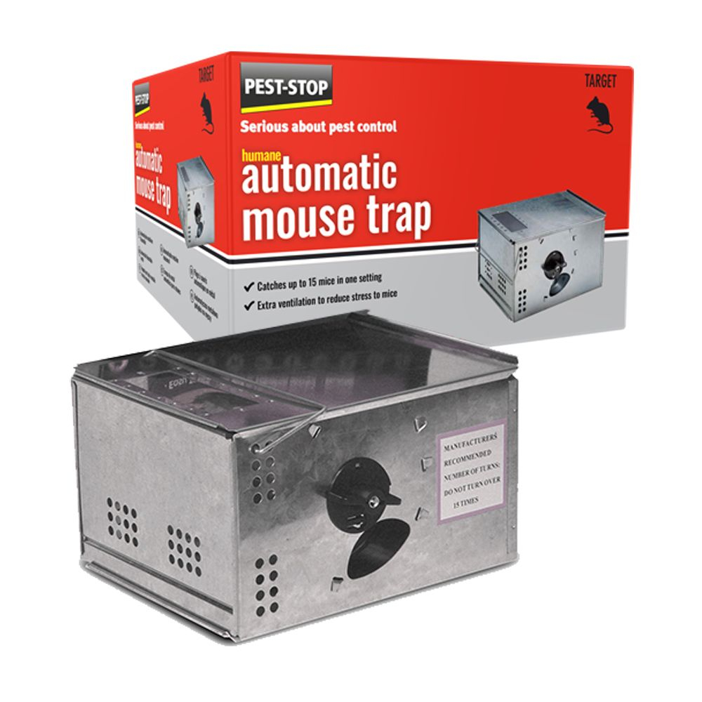 Pest-Stop Automatische Metalen Muizenval – Tot 15 Muizen