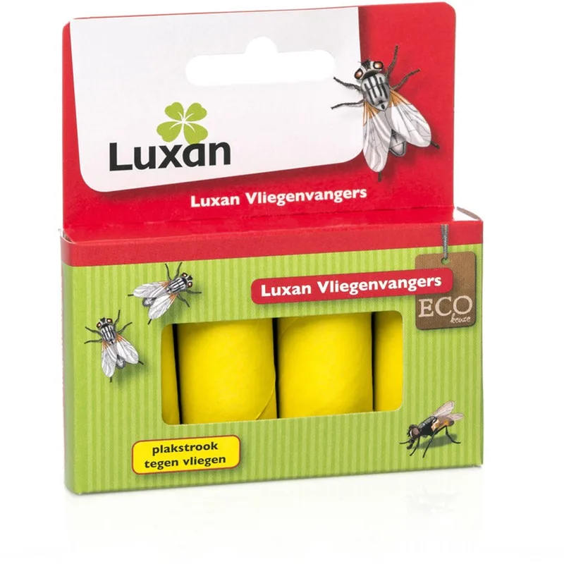 Luxan Vliegenvangers - 4 stuks - Plakval met feromone