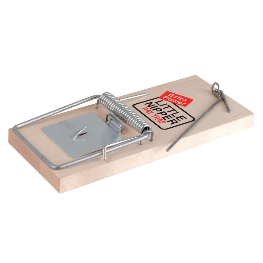 Pest-Stop houten Rattenval Little Nipper