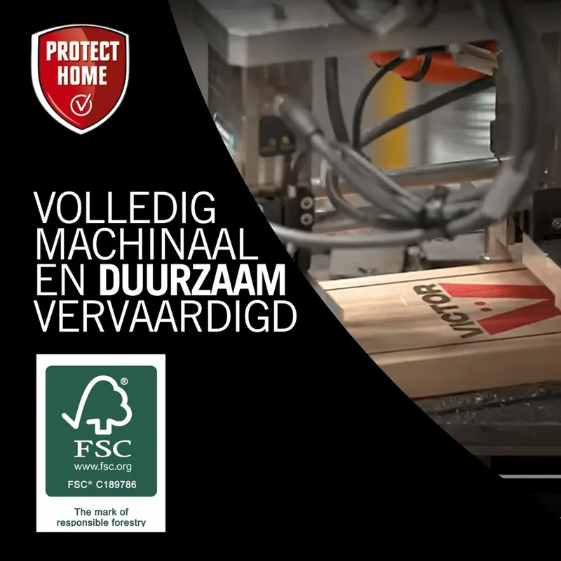 Protect Home Victor Pest Houten Muizenval - 2 stuks