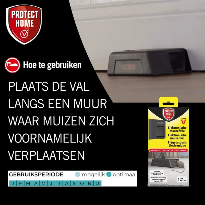 Protect Home Victor Pest Elektrische Muizenval